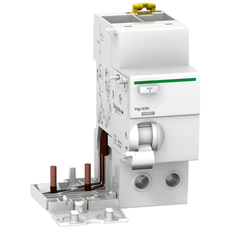 Acti9 Vigi iC60 - Bloc diff 230Vca (Ph/N) - 2P - 63A - 30mA - Type AC