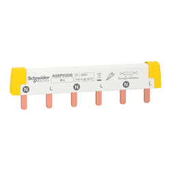 Acti9 iC60 - peigne de raccordement à dents - 2P - 100A - 6 modules de 18mm