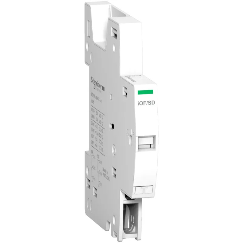 Acti9 iC60 RCBO - contacts auxill OF + signal défaut SD - 240-415Vca 24-130Vcc