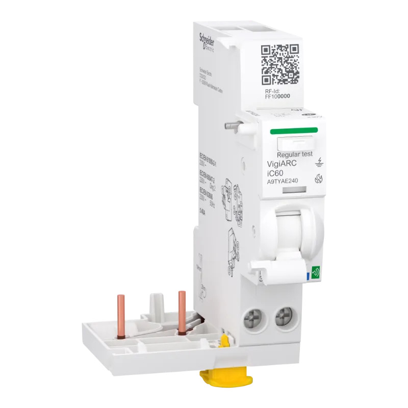 Acti9 Active  iC60 module détecteur arc différentiel 30mA ASI connecté 2P 40A