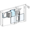 PrismaSeT G - Platine NSX-INS250 horiz. - fixe-cde maneton-L600-RAL9003