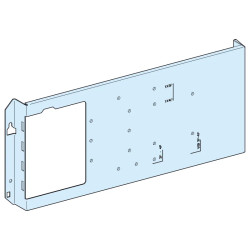 PrismaSeT G - Platine NSX250 horiz.-fixe-cde rotative-L600-RAL9003