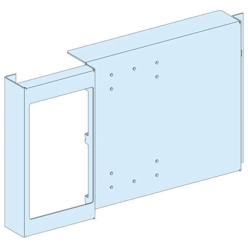 PrismaSeT G - Platine NSX-INS630 vertical - fixe - Cde maneton - RAL9003