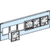 PrismaSeT G - Plastron mesure - 3M - L600 - 6 appareils 72 x 72 mm