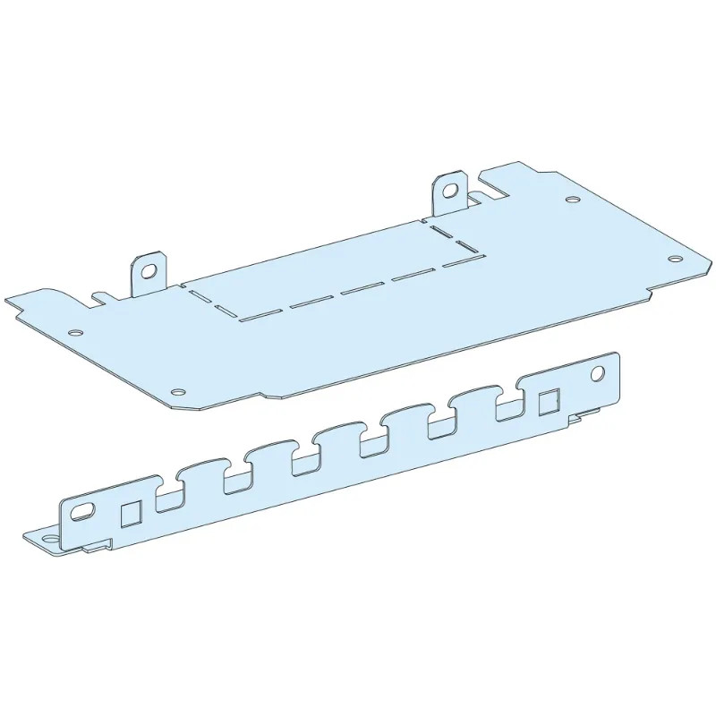 PrismaSeT G - Plaque passe-câbles pour socle d'armoire - L300