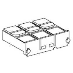 ComPacT NSX - Cache-borne court - 2/3P - pour NSX100-250