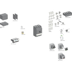 ComPacT NSX - 2 plages raccordement pr mise en parallèle - 2P - pour NSX100-250