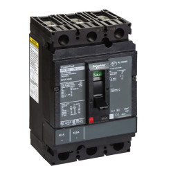 PowerPact H - disjoncteur 150A - avec bornes - 35kA - TMD - 40A - 3P 3d