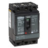 PowerPact H - disjoncteur 150A - avec bornes - 65kA - TMD - 100A - 3P 3d