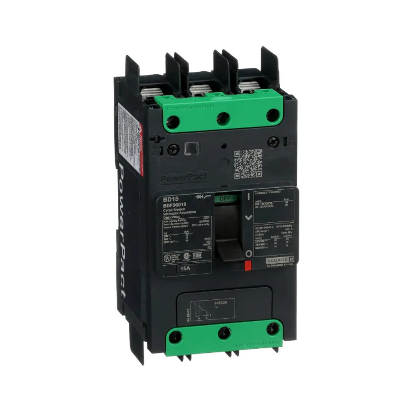 PowerPact B - disjoncteur BD - 18kA 600Y/347V - TM15D - 3P - cosse