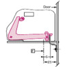 ComPacT NS - interverrouil porte châssis - pos embroch - gauche - pr NS630-3200