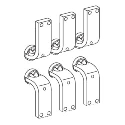 ComPact NS - MasterPact NT - Raccordement fixe PAV amont - 800/1200A - 3P