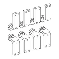 ComPact NS - MasterPact NT - Raccordement fixe PAV amont - 800/1200A - 3P