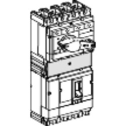 Compact INV100-250 amont/NSX100-250 aval - association monobloc - interface