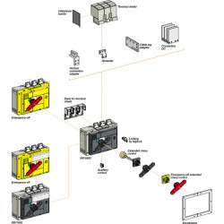 Compact INS/INV - Poignee noire de rechange ins/inv800-1600