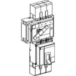 ComPact NS - ComPact INV - association monobloc INV800 + NS800 - 1250A - 3P