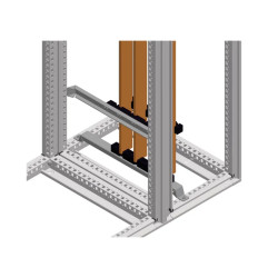 Linergy BS - Barre pour JdB vertical - plate perforée - L: 1675mm - 50x10