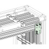 Linergy LGYE - Liaison plate entre JdB Vert/Horiz 3200A - avec visserie