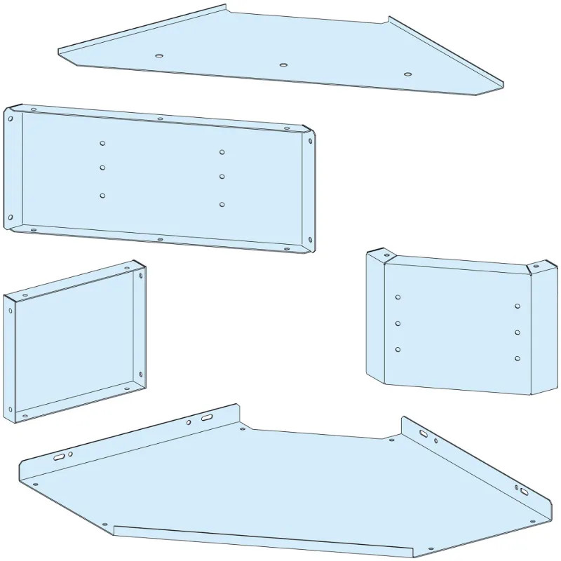 PrismaSeT P Active - Kit angle LGYE pour tableau installé à 90 deg. - IP30