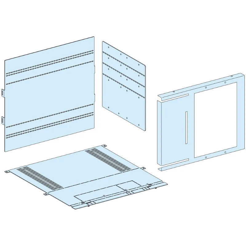 PrismaSeT P - Capot raccordement arrière - NS1600 horizontal - fixe