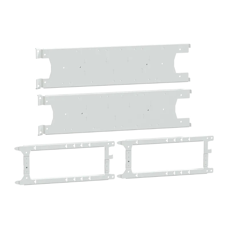 PrismaSeT P - Platine NSXm vertical - fixe - 3P4P - Cde man. rotat.-L650