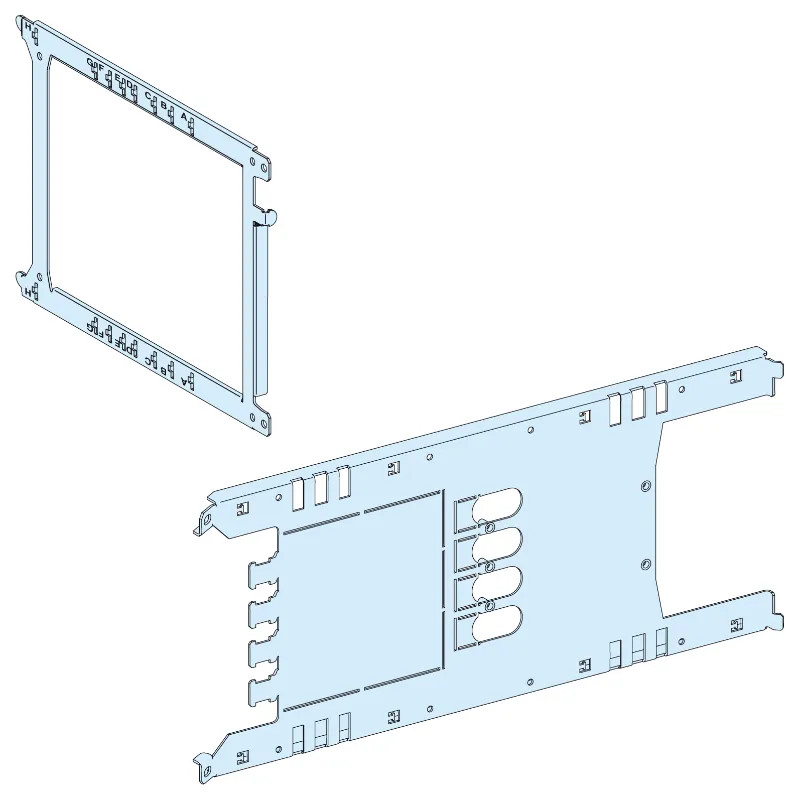 PrismaSeT P - Platine NSX100-250 - débro/chassis-3P4P horiz-tte Cde-L650