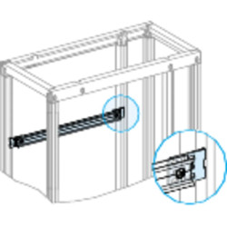 PrismaSeT P - Rail appareillage modulaire - montage en fond - L650