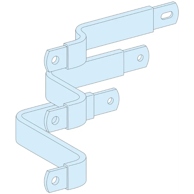 PrismaSeT P - Liaison JdBV NSX400/630 - horizont. fixe maneton - 3P