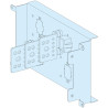 PrismaSeT P - Raccordement aval reporté NSX400/630 - débro/socle - 3P