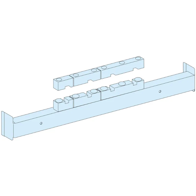 PrismaSeT P - Support barres raccordement arrière - entraxe 70