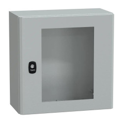 PanelSeT S3D - Enveloppe acier - H400xL400xP200 mm - porte vitrée