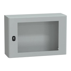 PanelSeT S3D - Enveloppe acier - H400xL600xP200 mm - porte vitrée