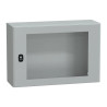 PanelSeT S3D - Enveloppe acier - H400xL600xP200 mm - porte vitrée