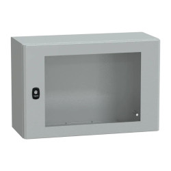 PanelSeT S3D - Enveloppe acier - H400xL600xP250 mm - porte vitrée