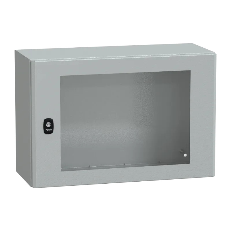 PanelSeT S3D - Enveloppe acier - H400xL600xP250 mm - porte vitrée