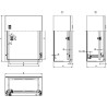 PanelSeT Accessoires - porte intérieure pour coffret - H:400xL:300mm