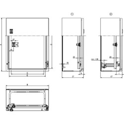 PanelSeT Accessoires - porte intérieure pour coffret - H:400xL:300mm