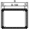 PanelSeT Accessoires - PPC - 1 partie - pr cellule SF/SFN - 1000x400mm