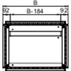 PanelSeT Accessoires - PPC - 2 parties - pour cellule SF/SFN - 1000x400mm