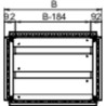 PanelSeT Accessoires - PPC - 3 parties - pour cellule SF/SFN - 1000x600mm