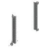 PanelSeT Accessoires - châssis fixe 19p - partiel - 12U - H600mm