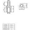 PanelSeT Accessoires - jeu de 4 entretoises - toit SF/SFN - 26mm