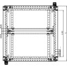 PanelSeT Accessoires - jeu 4 équerres chassis pleins dos à dos