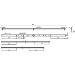 PanelSeT Accessoires - 1 jeu de 2 cornières levage pour cellule SF/SFN - L2400mm