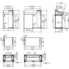 PanelSeT pupitre SD/SDF - pupitre de contôle - H1000xL800xP466mm