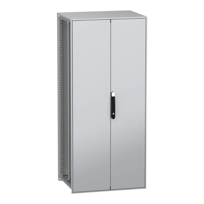 PanelSeT SFN - cellule - 2 portes - avec châssis - assemblé - 1800x800x600 mm