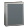 PanelSeT S3X - enveloppe compacte - inox 304L - finition brossé - 1000x800x300mm