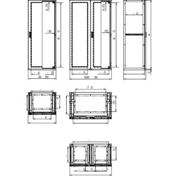 PanelSeT SFX - cellule - acier inoxydable 304L - 1800x1200x400mm