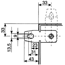 PanelSeT SFN Accessoires - 4 pattes fixation Inox 304 SMX