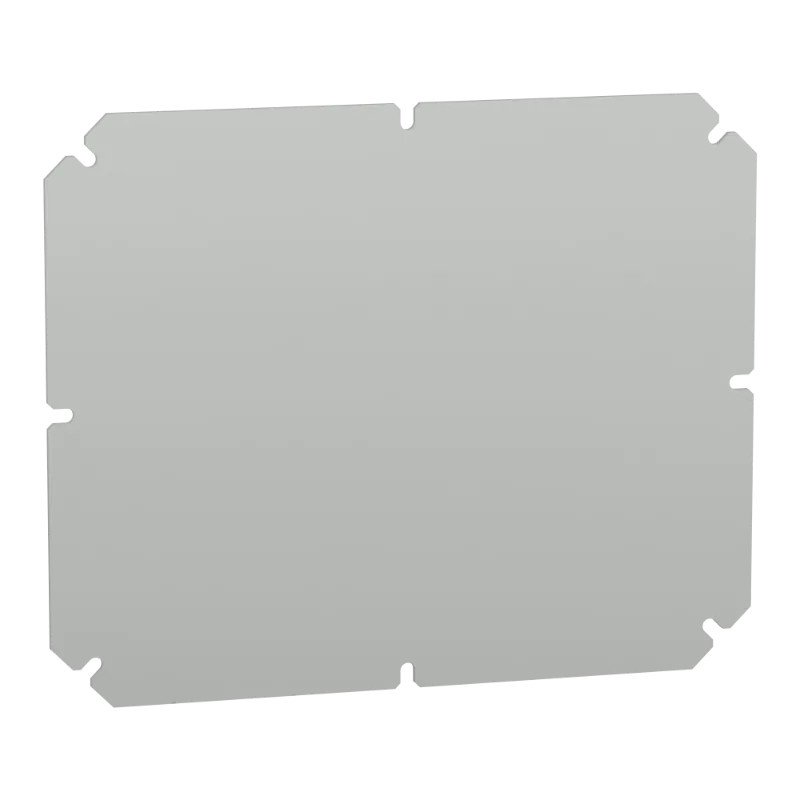 Thalassa TBP/TBS - platine de montage - 1 châssis plein - polyester gris 291x241